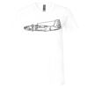 Unisex Jersey Short-Sleeve V-Neck T-Shirt Thumbnail