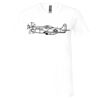 Unisex Jersey Short-Sleeve V-Neck T-Shirt Thumbnail