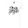 Unisex Jersey Short-Sleeve V-Neck T-Shirt Thumbnail