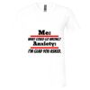 Unisex Jersey Short-Sleeve V-Neck T-Shirt Thumbnail