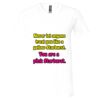 Unisex Jersey Short-Sleeve V-Neck T-Shirt Thumbnail