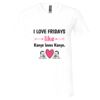 Unisex Jersey Short-Sleeve V-Neck T-Shirt Thumbnail