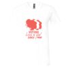 Unisex Jersey Short-Sleeve V-Neck T-Shirt Thumbnail