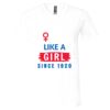 Unisex Jersey Short-Sleeve V-Neck T-Shirt Thumbnail
