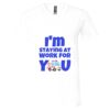 Unisex Jersey Short-Sleeve V-Neck T-Shirt Thumbnail