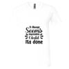 Unisex Jersey Short-Sleeve V-Neck T-Shirt Thumbnail