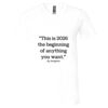 Unisex Jersey Short-Sleeve V-Neck T-Shirt Thumbnail
