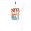 Unisex Jersey Short-Sleeve V-Neck T-Shirt Thumbnail
