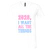 Unisex Jersey Short-Sleeve V-Neck T-Shirt Thumbnail
