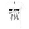 Unisex Jersey Short-Sleeve V-Neck T-Shirt Thumbnail