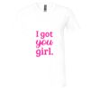 Unisex Jersey Short-Sleeve V-Neck T-Shirt Thumbnail