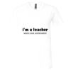 Unisex Jersey Short-Sleeve V-Neck T-Shirt Thumbnail