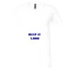 Unisex Jersey Short-Sleeve V-Neck T-Shirt Thumbnail