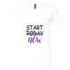 Unisex Jersey Short-Sleeve V-Neck T-Shirt Thumbnail