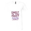 Unisex Jersey Short-Sleeve V-Neck T-Shirt Thumbnail