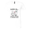 Unisex Jersey Short-Sleeve V-Neck T-Shirt Thumbnail