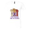 Unisex Jersey Short-Sleeve V-Neck T-Shirt Thumbnail