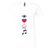 Unisex Jersey Short-Sleeve V-Neck T-Shirt Thumbnail