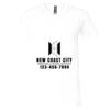 Unisex Jersey Short-Sleeve V-Neck T-Shirt Thumbnail