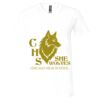 Unisex Jersey Short-Sleeve V-Neck T-Shirt Thumbnail