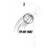 Unisex Jersey Short-Sleeve V-Neck T-Shirt Thumbnail