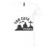 Unisex Jersey Short-Sleeve V-Neck T-Shirt Thumbnail