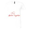 Unisex Jersey Short-Sleeve V-Neck T-Shirt Thumbnail