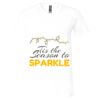 Unisex Jersey Short-Sleeve V-Neck T-Shirt Thumbnail