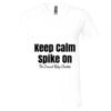 Unisex Jersey Short-Sleeve V-Neck T-Shirt Thumbnail