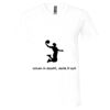 Unisex Jersey Short-Sleeve V-Neck T-Shirt Thumbnail