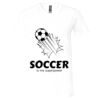 Unisex Jersey Short-Sleeve V-Neck T-Shirt Thumbnail