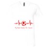 Unisex Jersey Short-Sleeve V-Neck T-Shirt Thumbnail