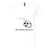 Unisex Jersey Short-Sleeve V-Neck T-Shirt Thumbnail