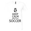 Unisex Jersey Short-Sleeve V-Neck T-Shirt Thumbnail