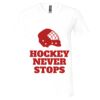 Unisex Jersey Short-Sleeve V-Neck T-Shirt Thumbnail
