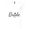 Unisex Jersey Short-Sleeve V-Neck T-Shirt Thumbnail