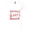 Unisex Jersey Short-Sleeve V-Neck T-Shirt Thumbnail