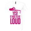 Unisex Jersey Short-Sleeve V-Neck T-Shirt Thumbnail
