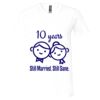 Unisex Jersey Short-Sleeve V-Neck T-Shirt Thumbnail