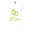 Unisex Jersey Short-Sleeve V-Neck T-Shirt Thumbnail