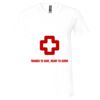 Unisex Jersey Short-Sleeve V-Neck T-Shirt Thumbnail