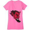 Ladies' Jersey Short-Sleeve Deep V-Neck T-Shirt Thumbnail