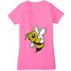 Ladies' Jersey Short-Sleeve Deep V-Neck T-Shirt Thumbnail
