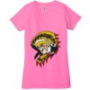 Ladies' Jersey Short-Sleeve Deep V-Neck T-Shirt Thumbnail