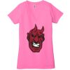 Ladies' Jersey Short-Sleeve Deep V-Neck T-Shirt Thumbnail