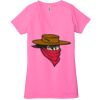 Ladies' Jersey Short-Sleeve Deep V-Neck T-Shirt Thumbnail