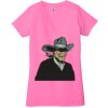 Ladies' Jersey Short-Sleeve Deep V-Neck T-Shirt Thumbnail