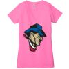 Ladies' Jersey Short-Sleeve Deep V-Neck T-Shirt Thumbnail