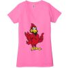 Ladies' Jersey Short-Sleeve Deep V-Neck T-Shirt Thumbnail