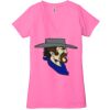 Ladies' Jersey Short-Sleeve Deep V-Neck T-Shirt Thumbnail